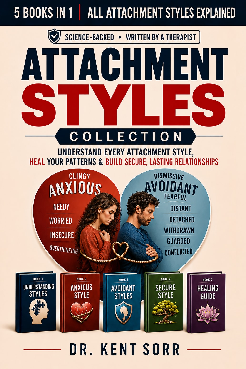 Cover of The Complete 5 Books in 1 Attachment Styles Collection